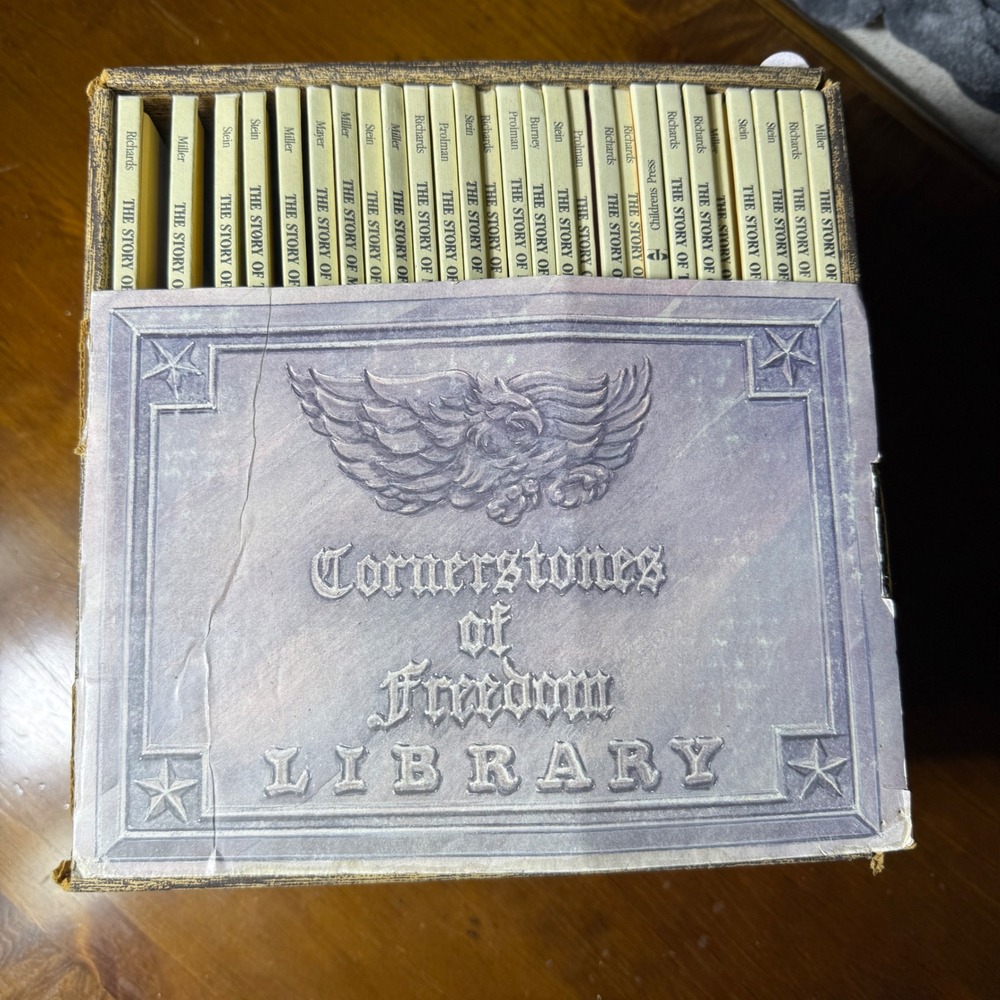 Vintage Cornerstones of Freedom Library Children's Press 26 Book Set US History